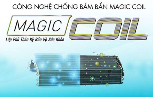 Máy lạnh Toshiba Inverter 1.5 HP RAS-H13E2KCVG-V - công nghệ chống bám bẩn Magic Coil